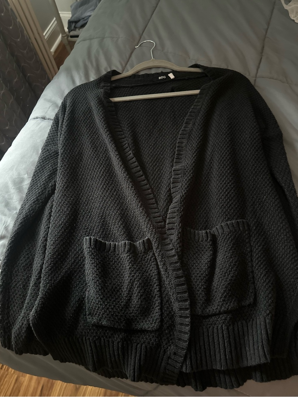 BDG Black Knit Cardigan